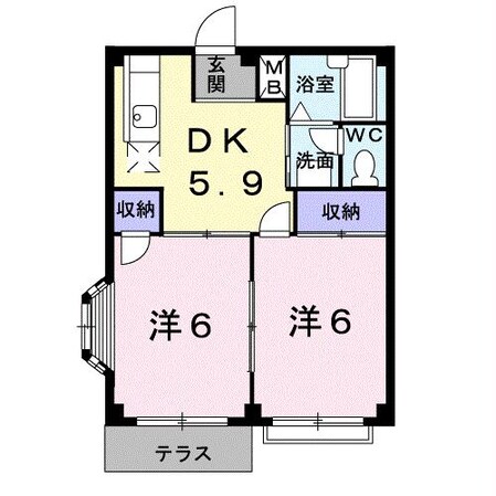 エルディム大塚Ⅰの物件間取画像